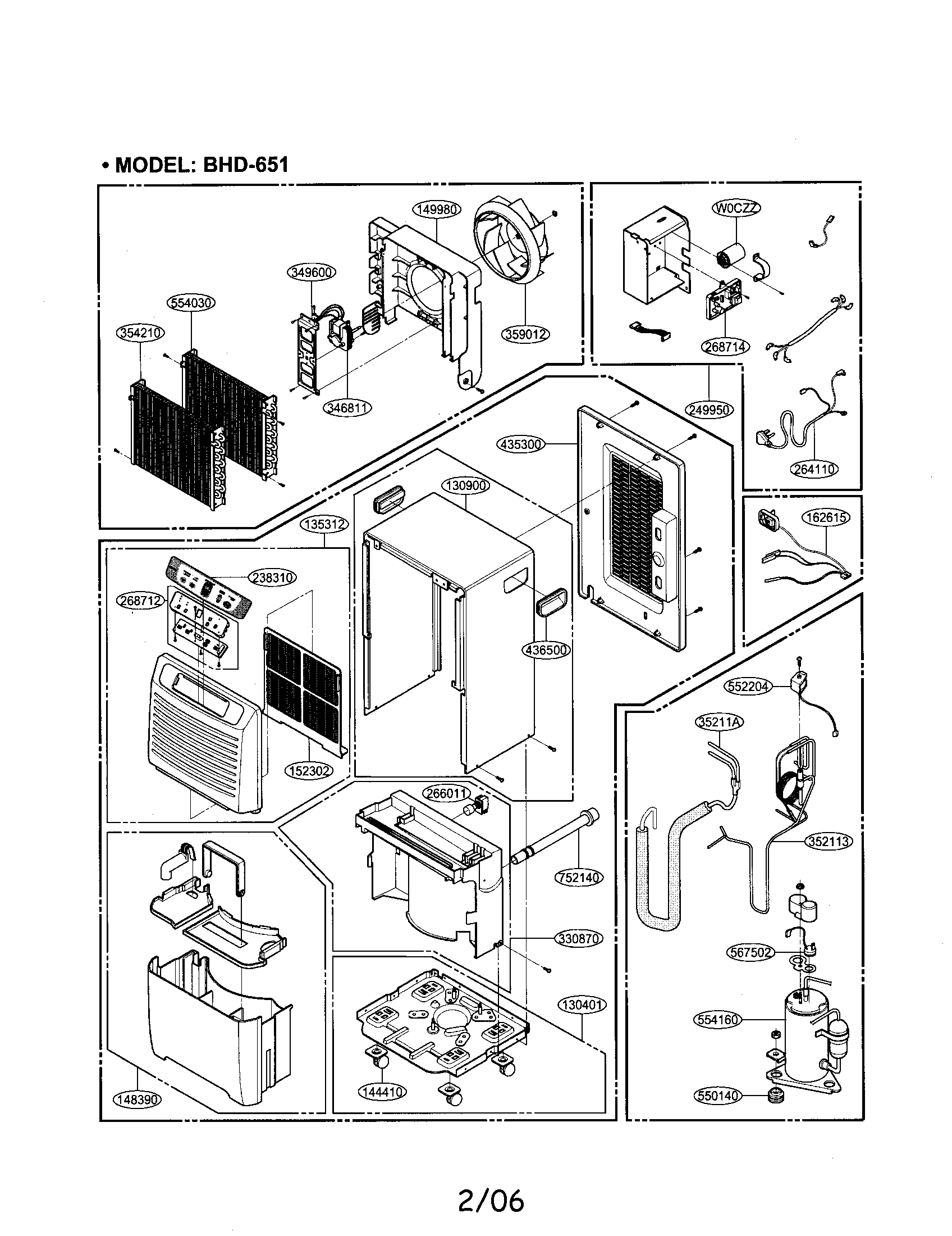 Dehumidifier - model: bhd-651