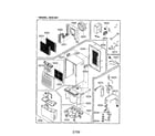 Comfort-Aire BHD-501 dehumidifier - model: bhd-501 diagram