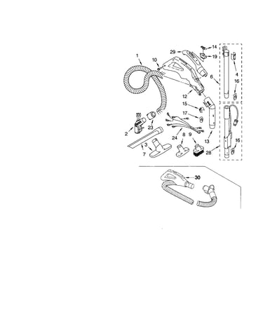 Hose and attachment