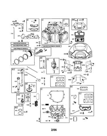 Cylinder/sump-engine/blower-housing