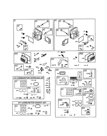 Head-cylinder/carburetor
