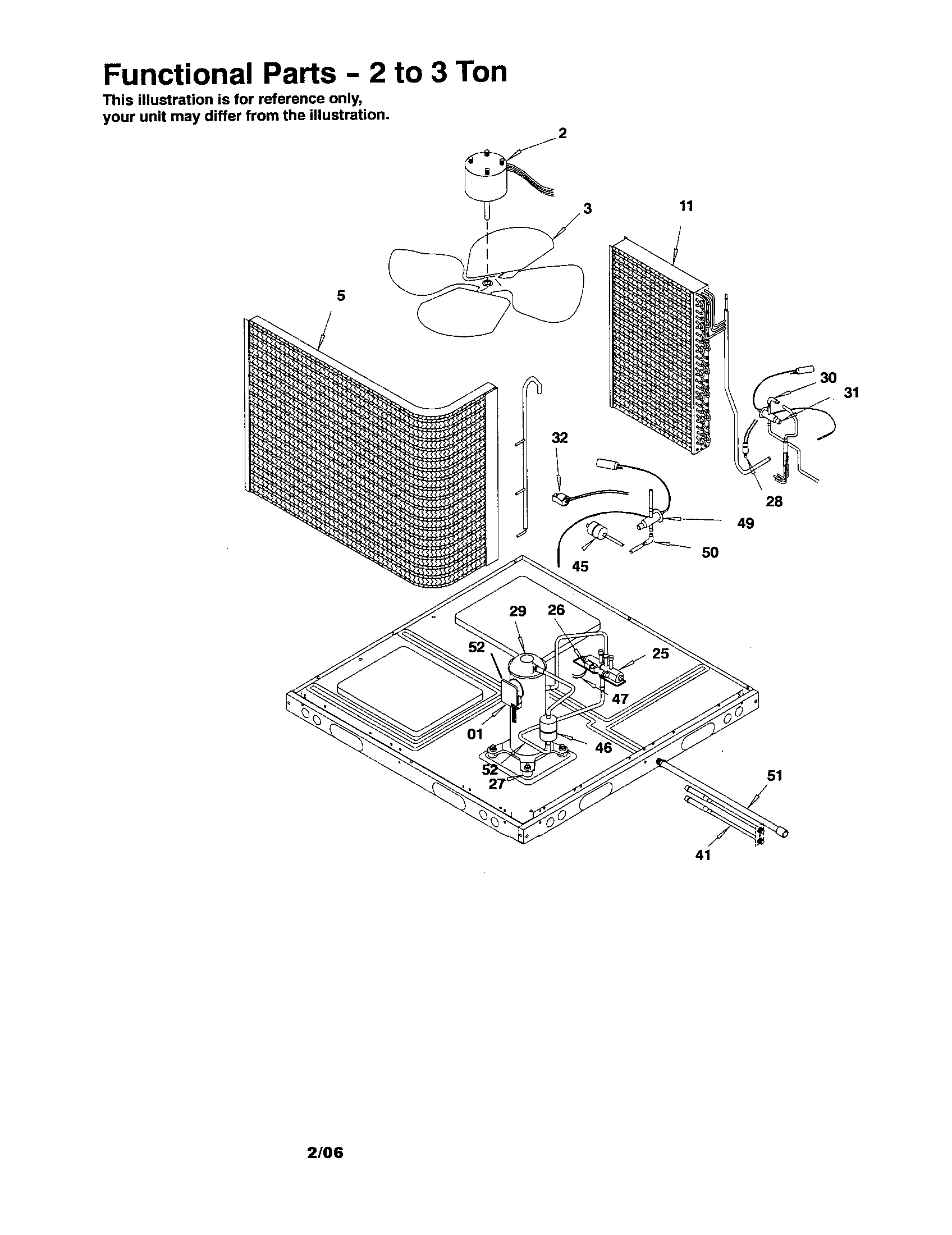 Functional parts-2 to 3 ton