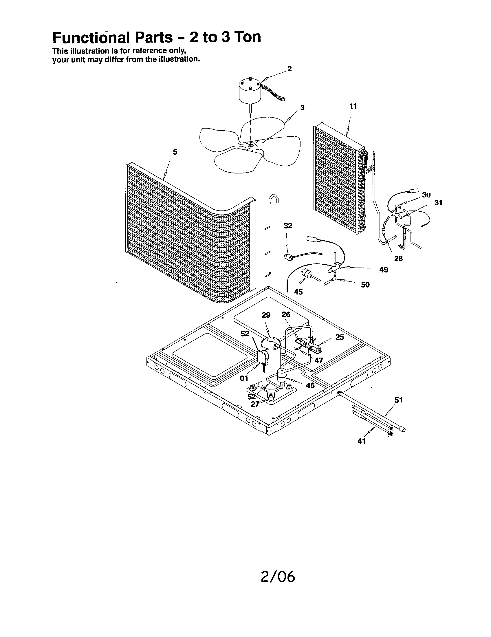 Functional parts-2 to 3 ton