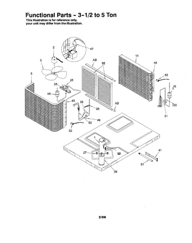 Function parts-2-1/2 to 5 ton