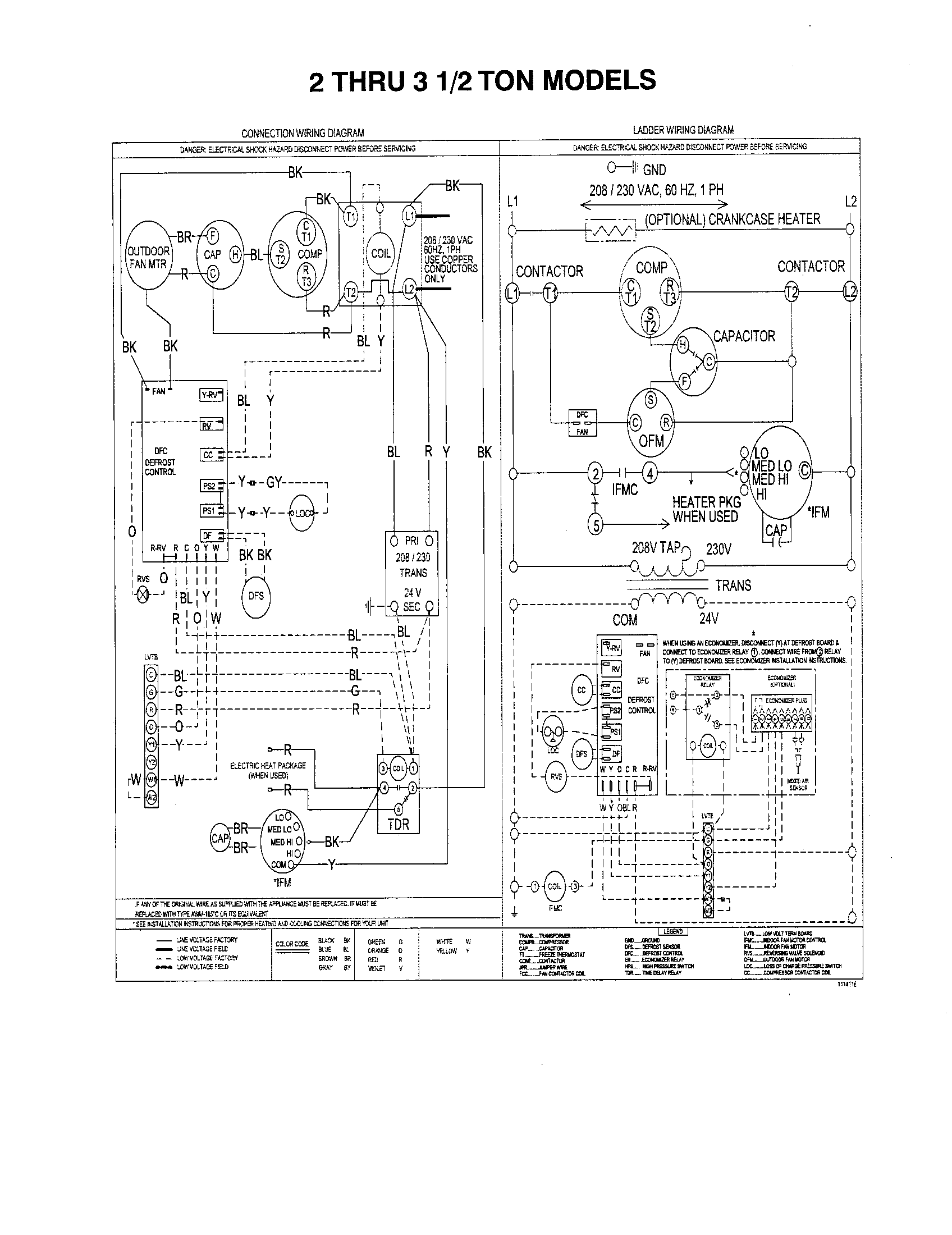 Diagrams-2 thru 3 1/2 ton models