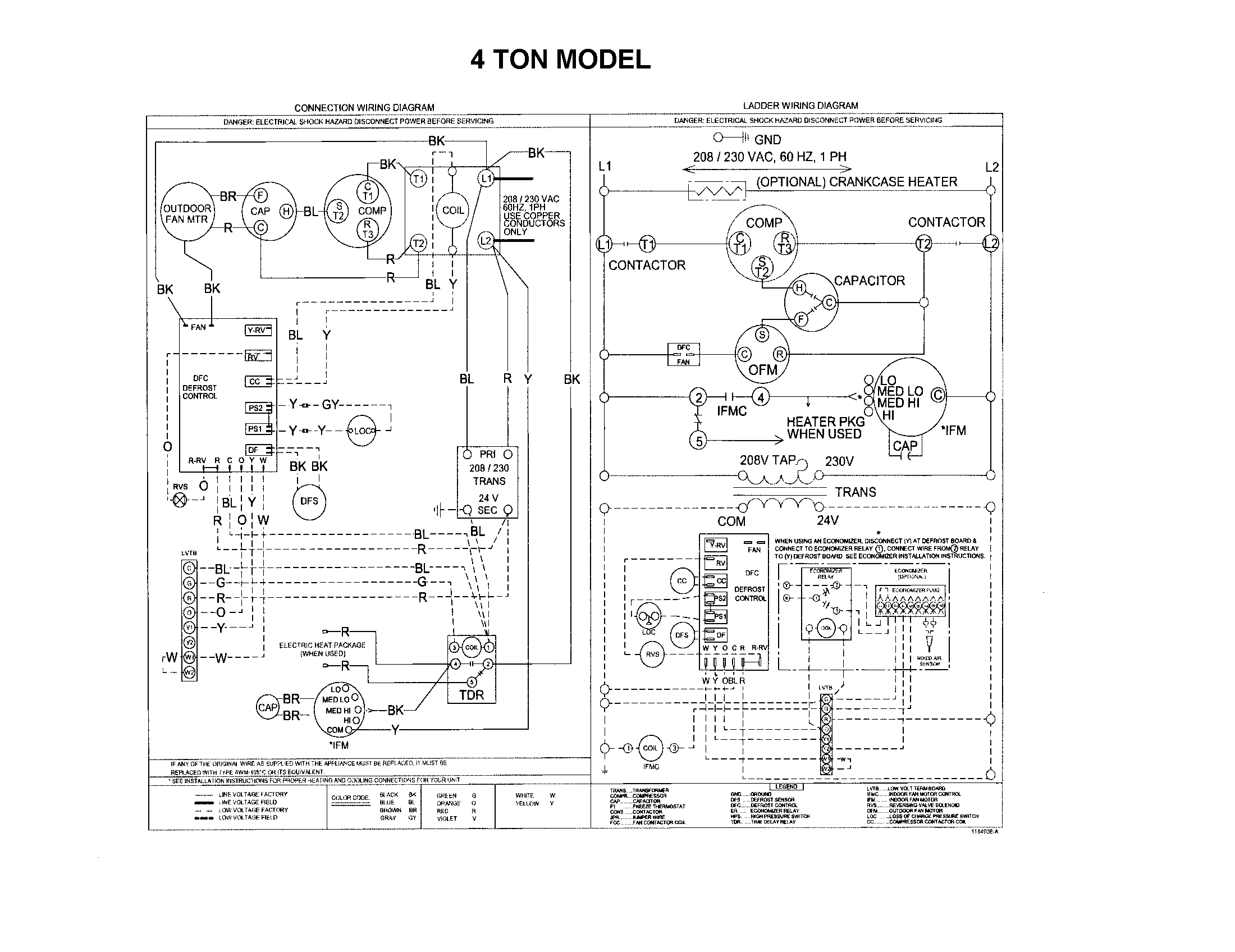 Diagram - 4 ton model