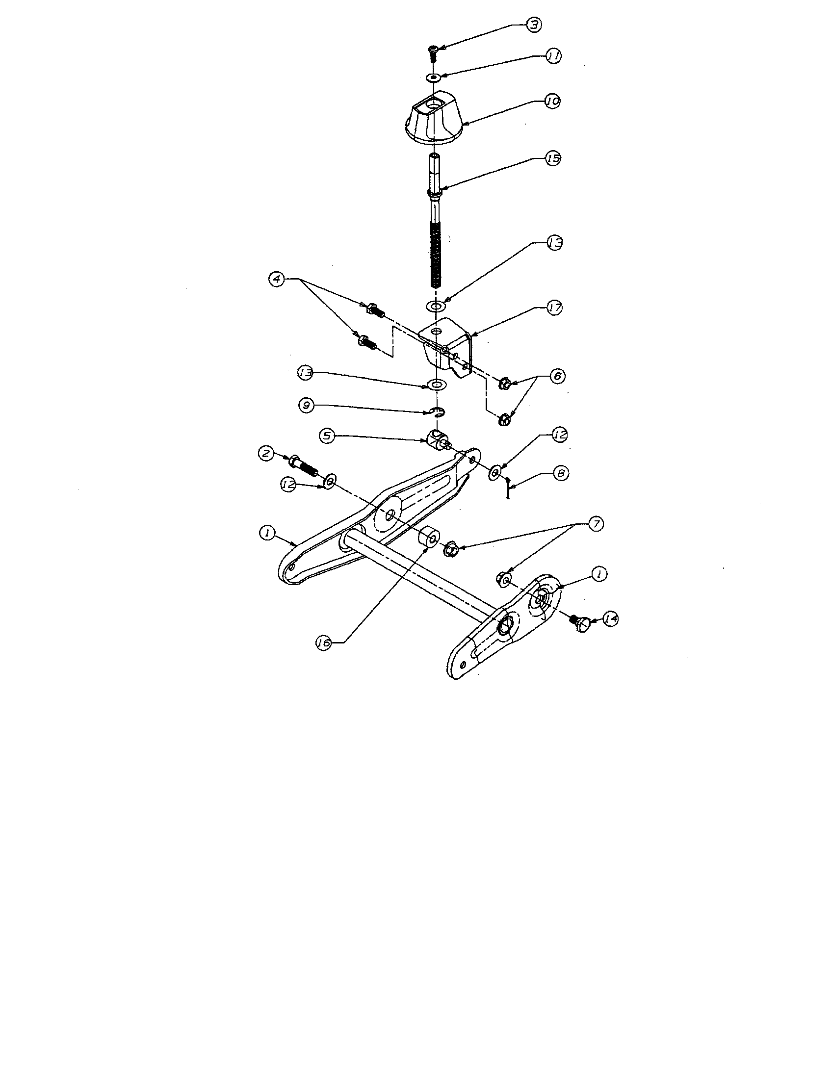 BRACKET ASSEMBLY - WHEEL PIVOT