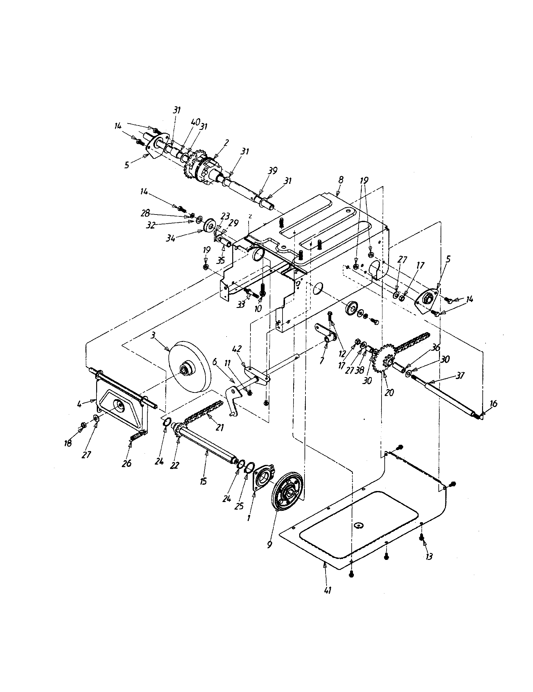 DIFFERENTIAL/DISC FRICTION ASSEMBLY