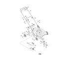 MTD 11A-074D765 rotary mower diagram