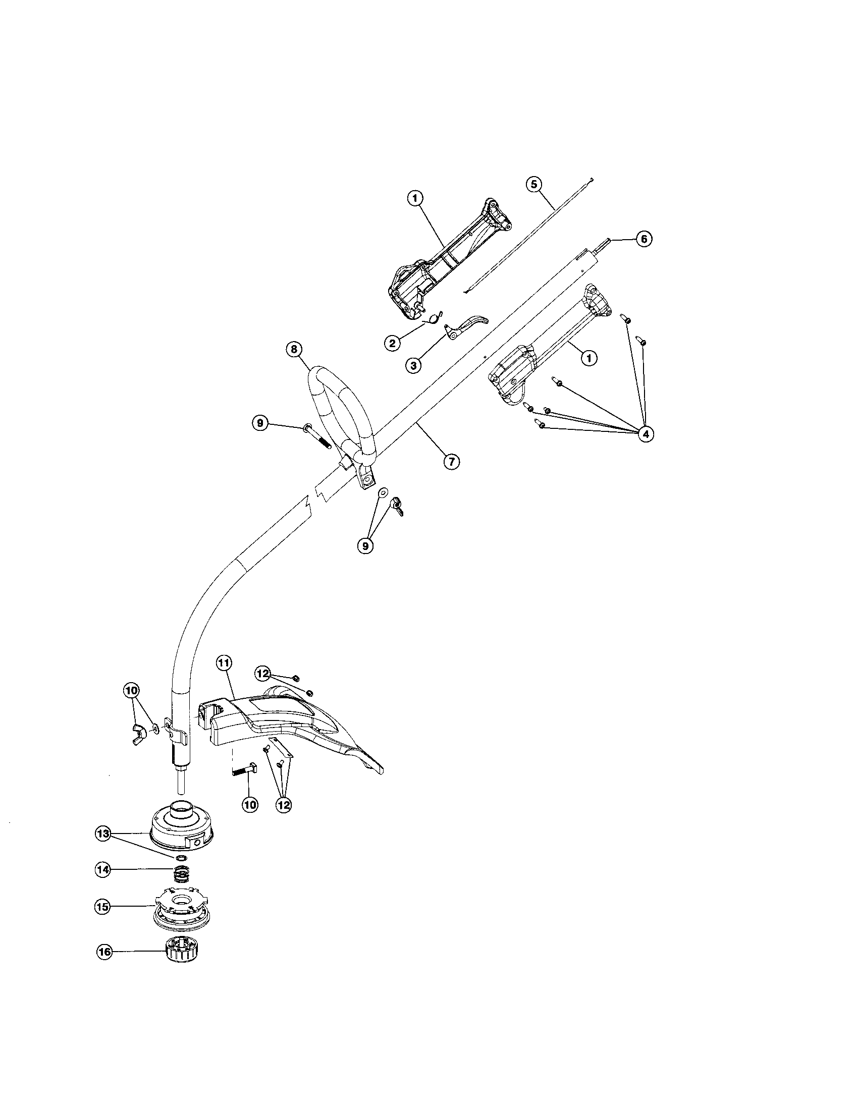 Boom & trimmer - model bl100