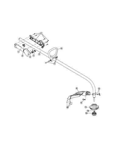 Boom & trimmer - model tb415cs