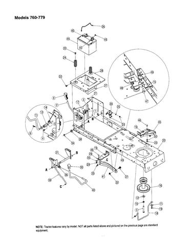 Frame - models 760-779