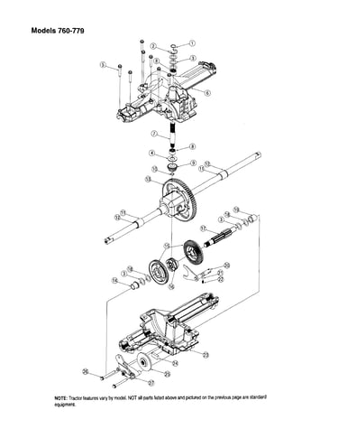 Differential - models 760-779