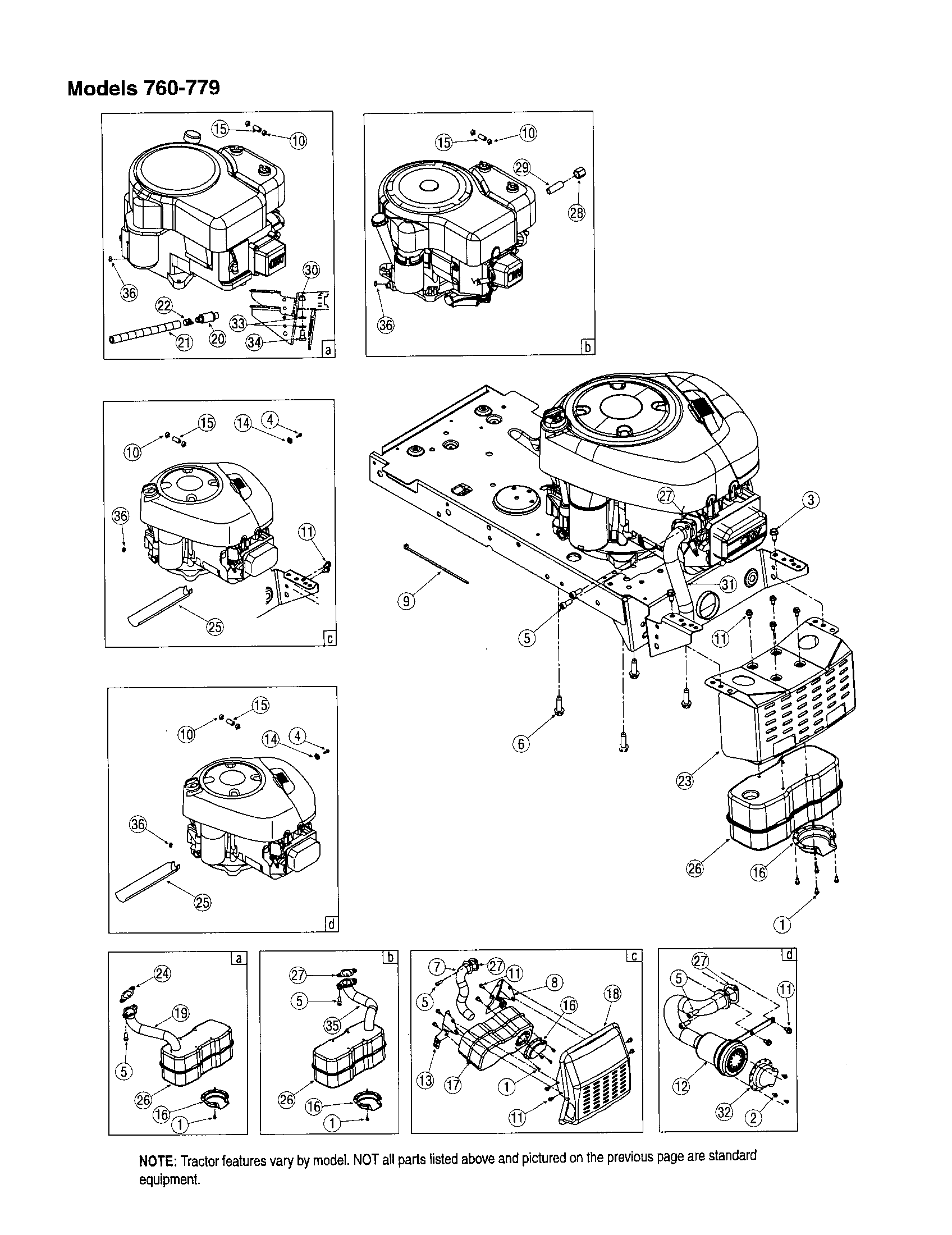 Engines - models 760-779