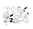 Craftsman 917388970 handle/engine/wheels diagram