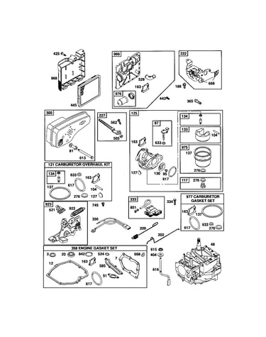 Carburetor / short block