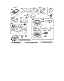 Blower-housing / rewind starter