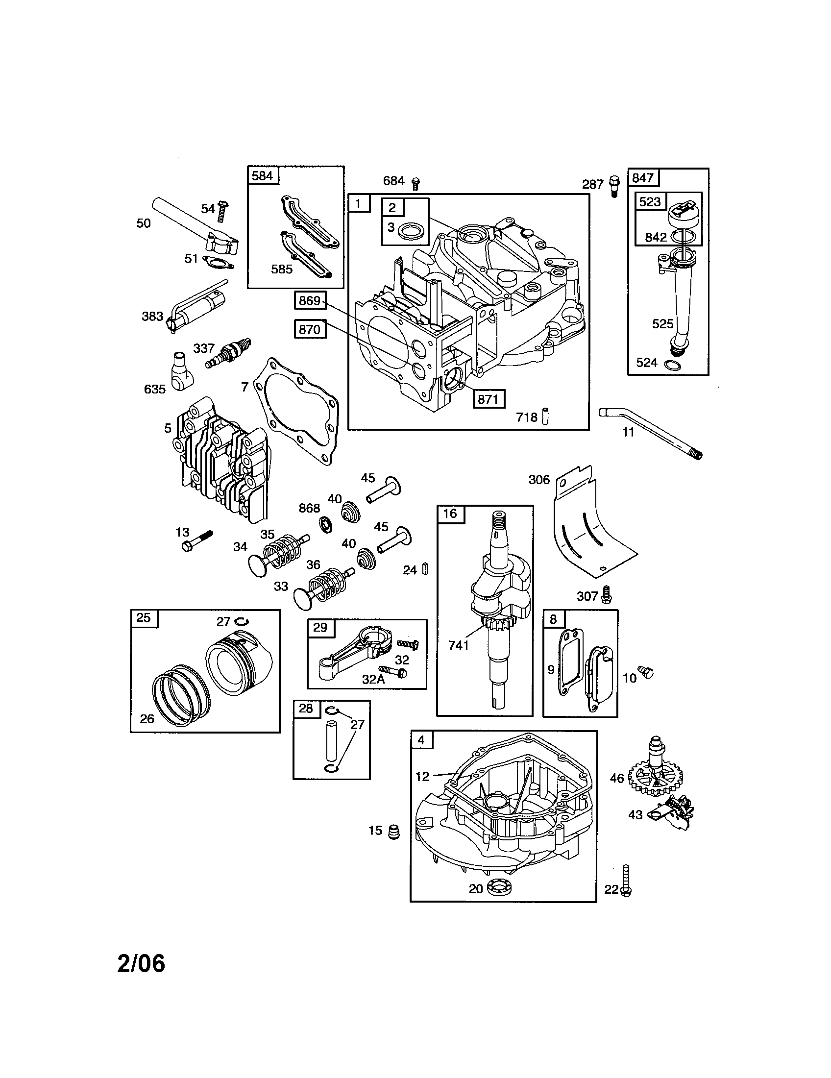 CYLINDER/CRANKSHAFT/SUMP-ENGINE
