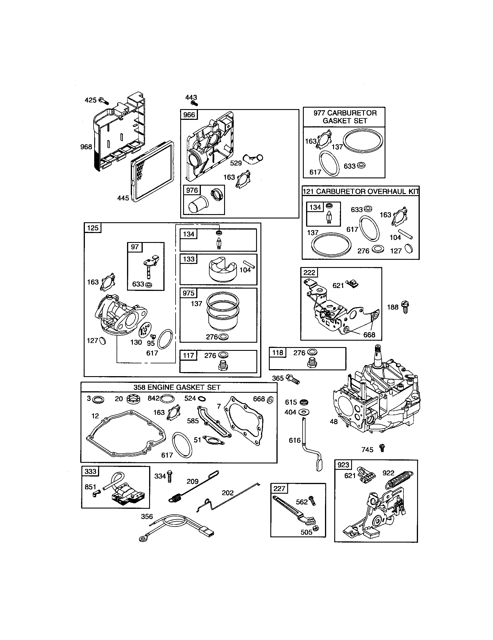 CARBURETOR / SHORT BLOCK