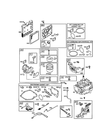 Carburetor / short block