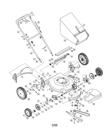 Handle/wheels/housing