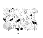 Craftsman 917375840 handle/engine/housing diagram
