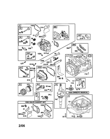 Head-cylinder/cylinder/sump-engine