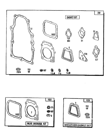 Gasket sets & valve overhaul