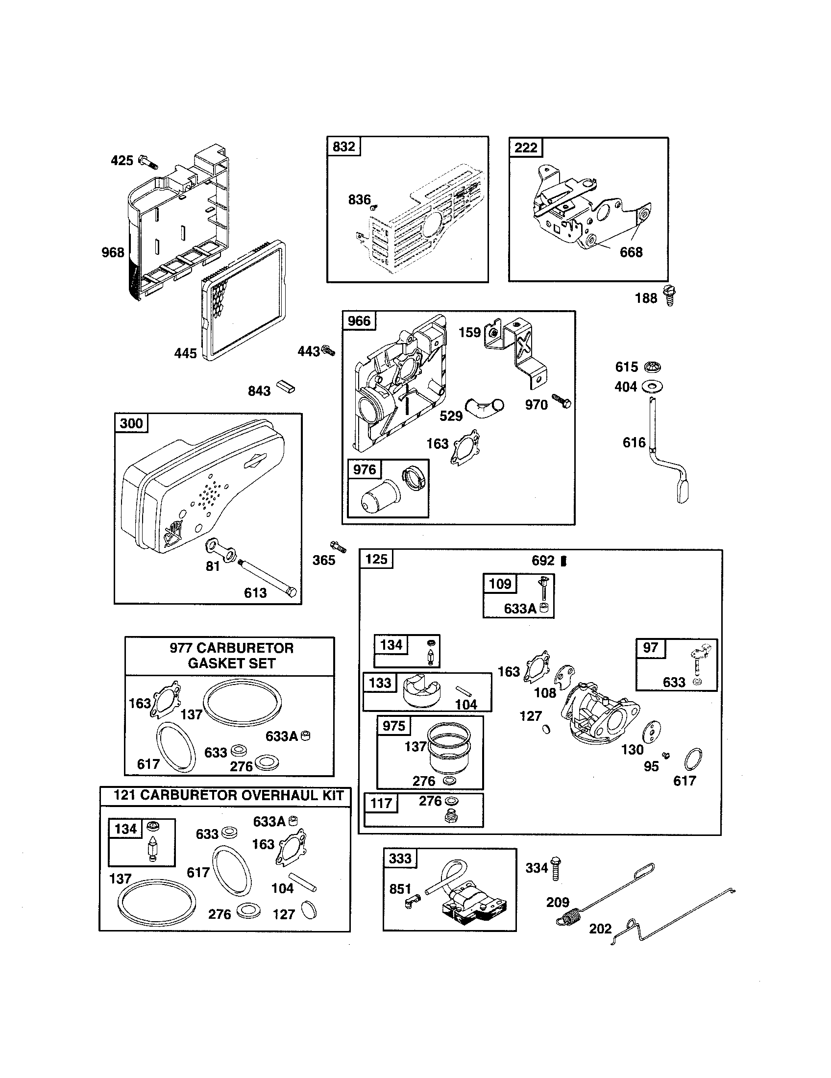 Carburetor/base-air cleaner