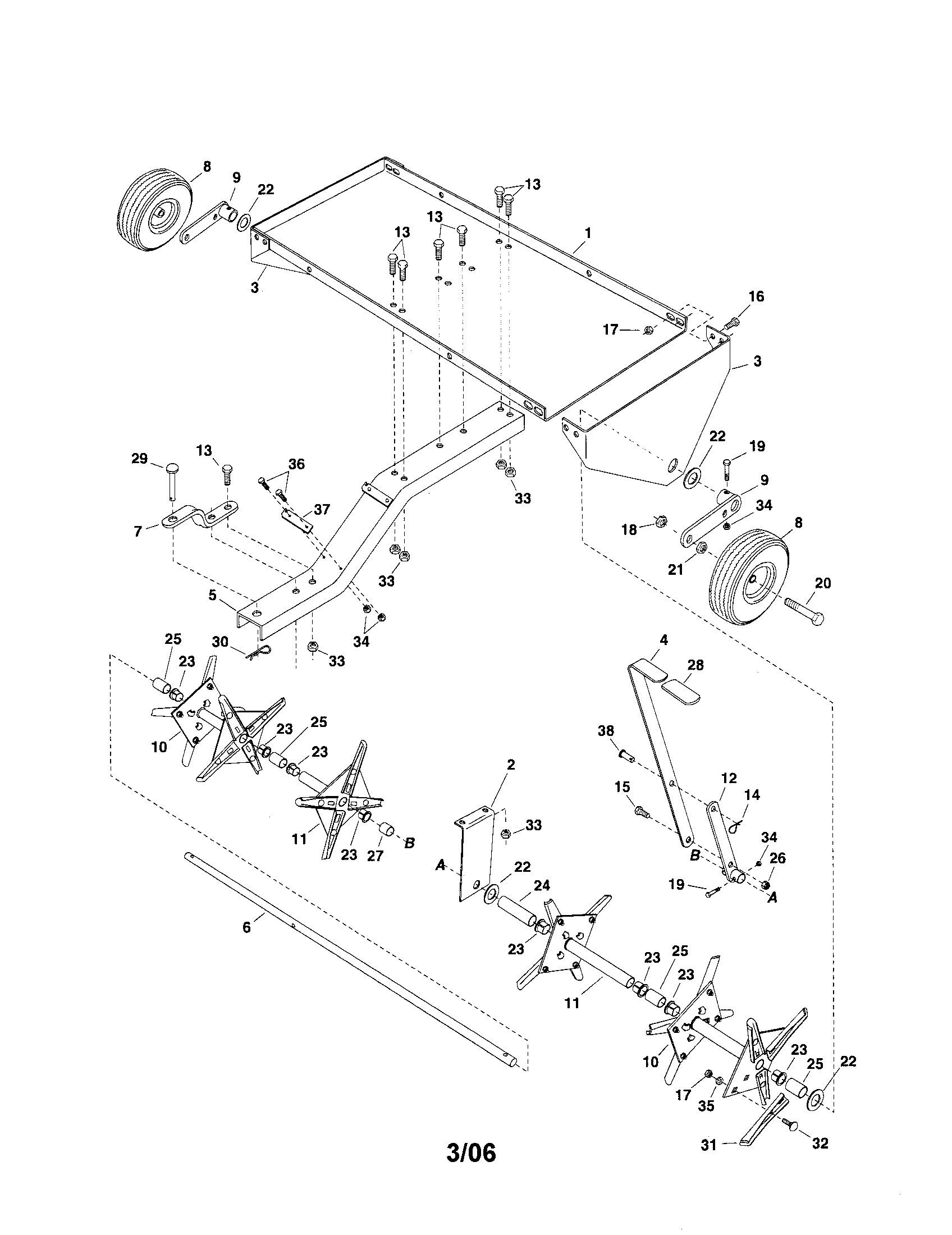 Plug aerator