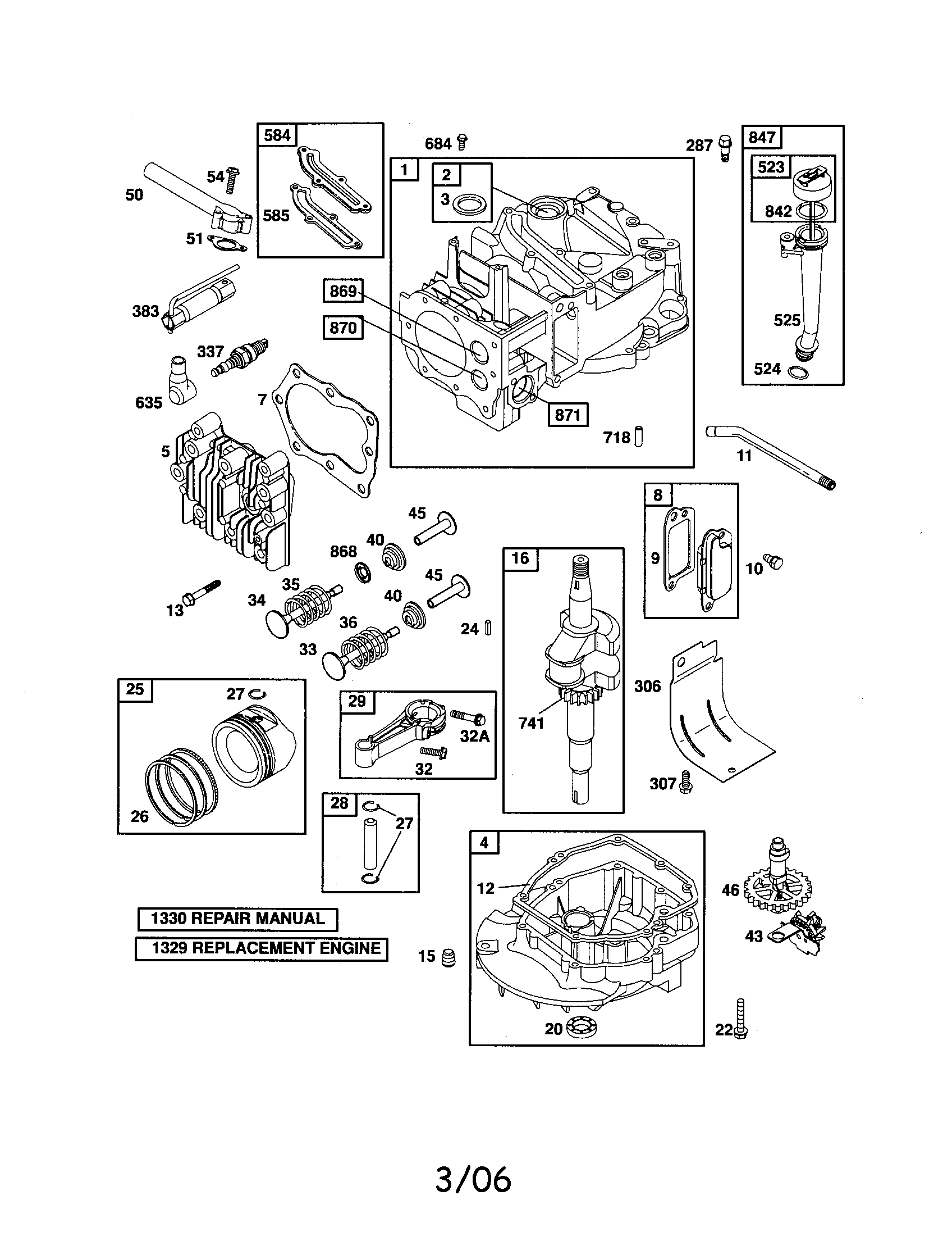 CYLINDER/CRANKSHAFT/SUMP-ENGINE