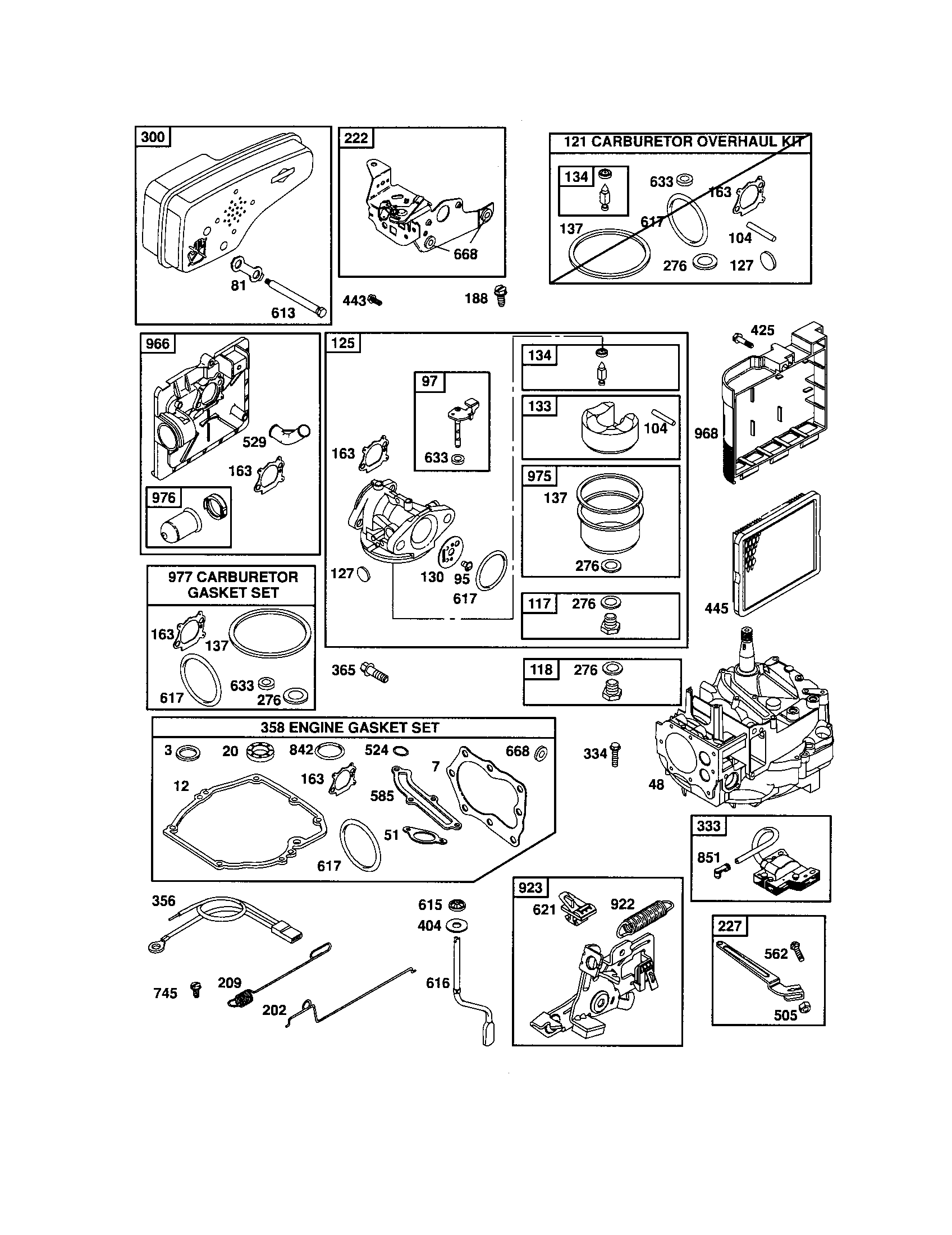 CARBURETOR/SHORT BLOCK