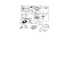 Craftsman 917388891 starter-rewind/fuel tank diagram