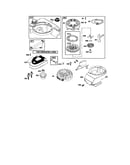 Starter-rewind/fuel tank