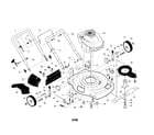 Craftsman 917375500 engine/housing/handle diagram