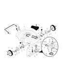 Drive control/gear case/wheels