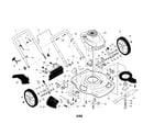 Craftsman 917375511 engine/housing/handle diagram