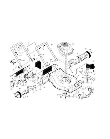Engine/housing/handle