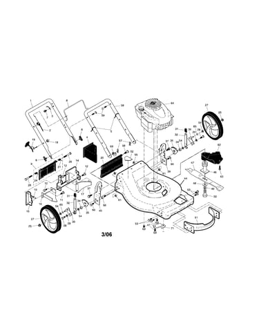 Engine/housing/handle