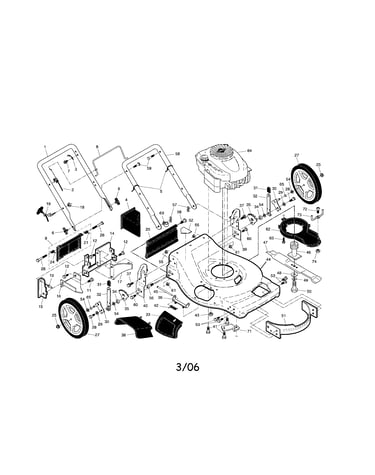 Engine/housing/handle