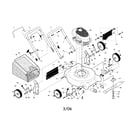 Craftsman 917388890 rotary mower diagram