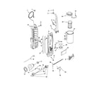 Kenmore 11636720600 dust compartment and motor diagram