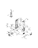 Dust compartment and motor