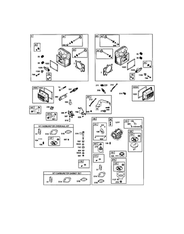 Carburetor/head-cylinder