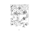 Craftsman T287121 cylinder/sump-engine diagram