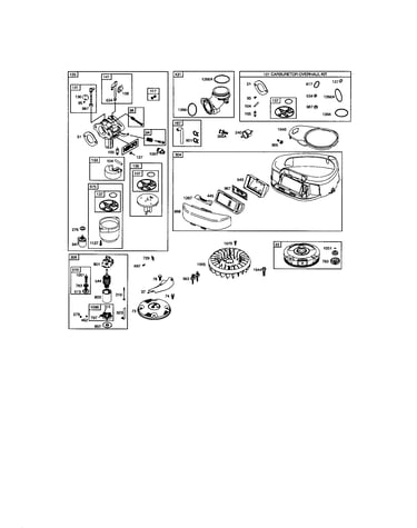 Carburetor/housing-blower