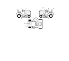 Weed Eater 96016001400 decals diagram