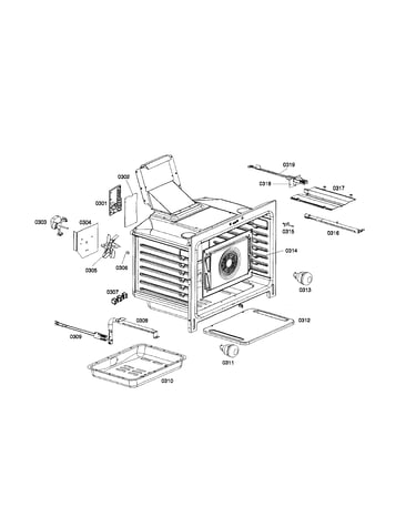 Oven cabinet