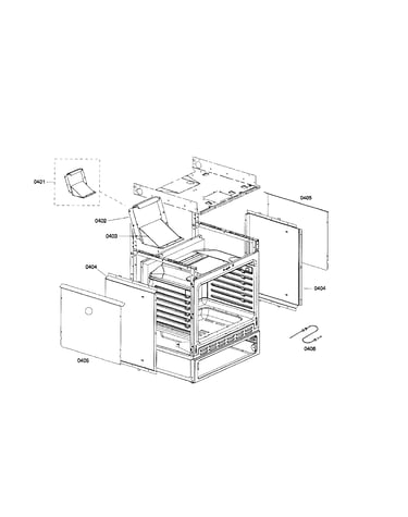 Outside cabinet