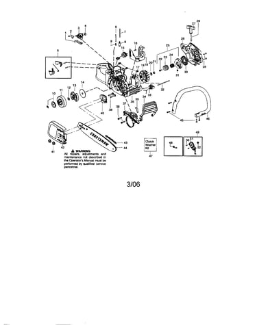Chassis/chain/bar/handle